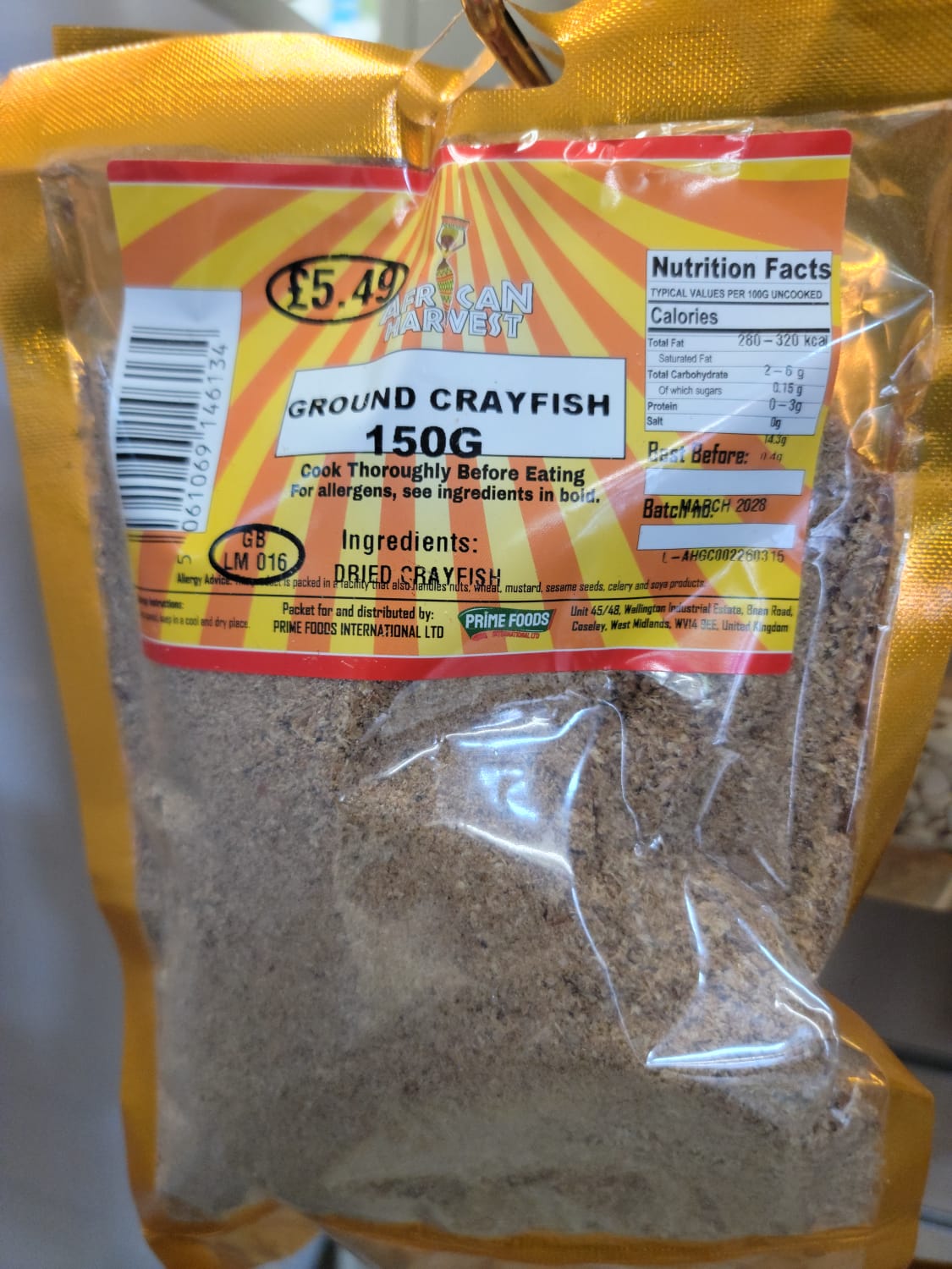 Grounded Crayfish 150g