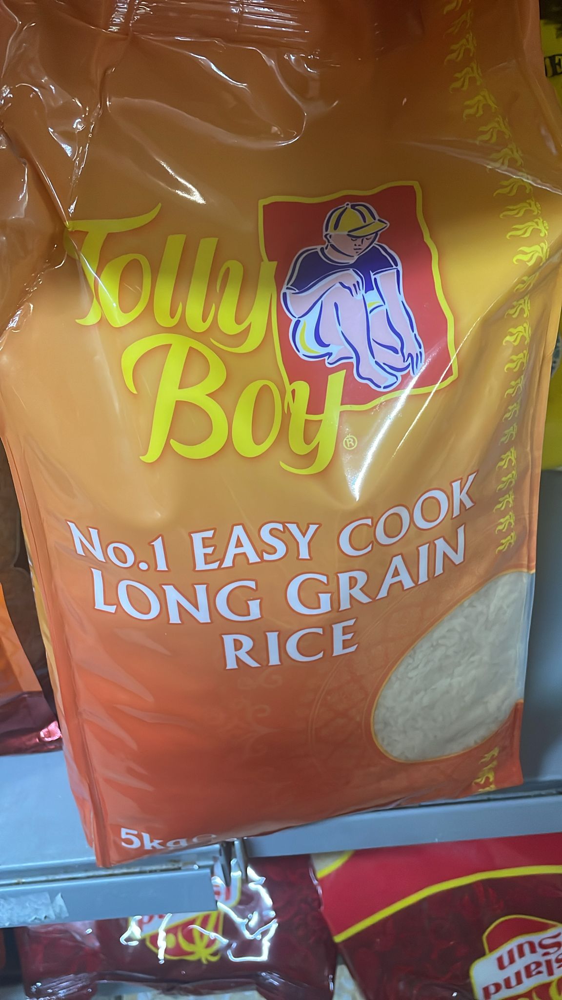 TollyBoy Long Grain Rice  5kg